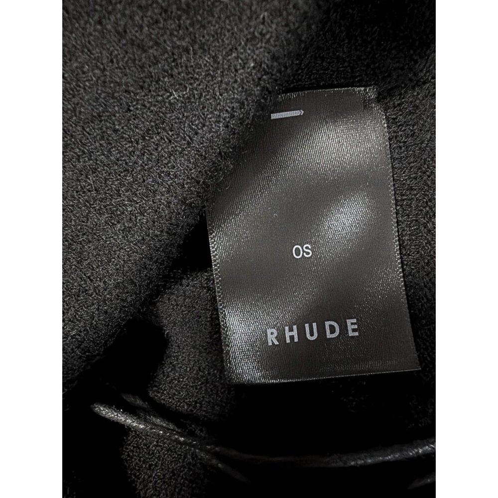 RHUDE Cross Logo Beanie • Black NWT • One Size • FW24 • $295 MSRP - Picture 6 of 6
